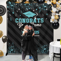 Thumbnail for Custom Congrats Class Of 2025 Graduation Backdrop, Graduation Party Decorations FC