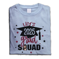 Thumbnail for Custom Name’s Grad Squad Graduation 2025 Shirts, Graduation Gift