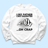 Thumbnail for Like Father Like Daughter Fist Bump - Personalized T-shirt Merchize