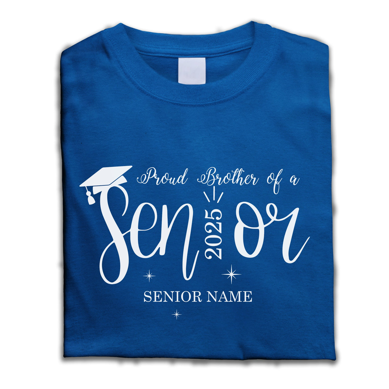 Custom Proud Family Of A Senior 2025 Graduation Shirts, Graduation Gift Merchize