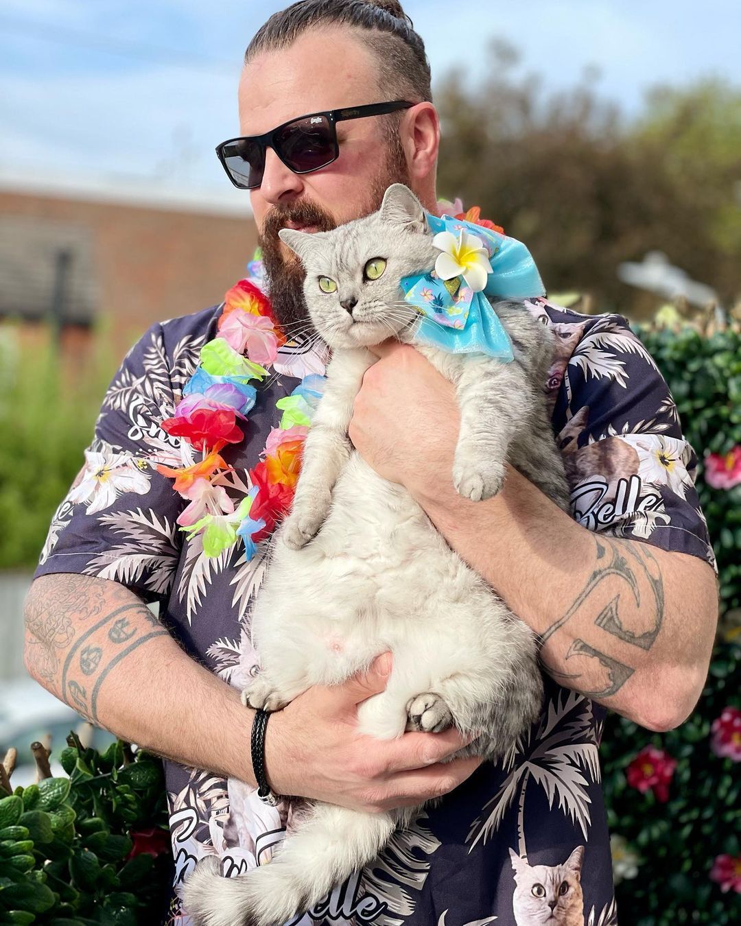 Personalized Dog Tropical Hawaiian Shirt, Custom Pet Photo Gift AI