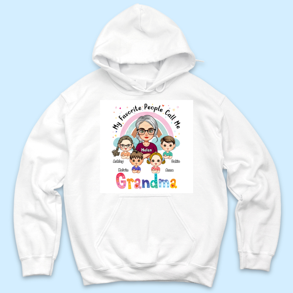 Personalized My Favorite People Call Me Grandma T Shirt, Gift For Grandma Merchize