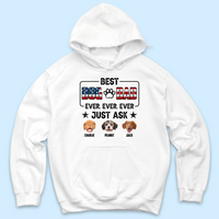 Thumbnail for Personalized T-shirt - Father's Day Gift - Best Dog Dad Ever Just Ask My Dogs Merchize