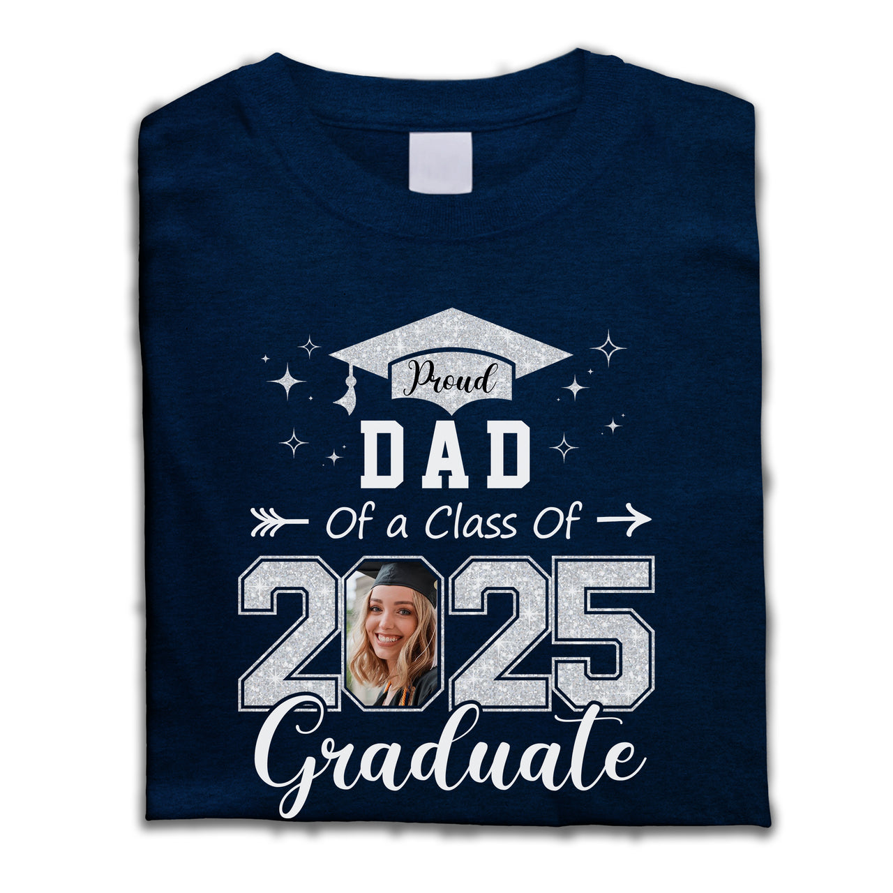 Personalized Proud Family Of A 2025 Senior Photo T-shirt, Hoodie, Family Graduation Gift