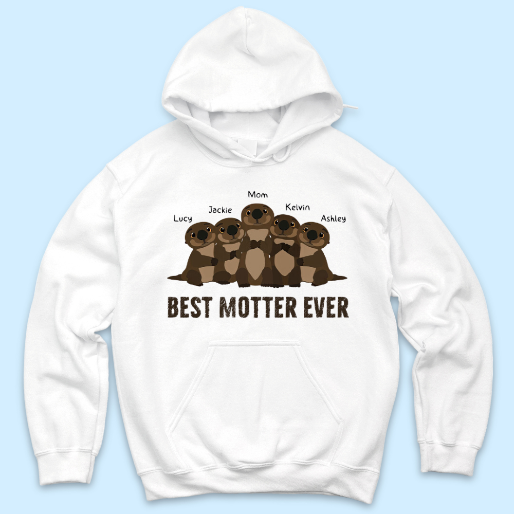 Otter mom personalized shirt , gift for mom Merchize