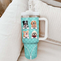 Thumbnail for Personalized Photo Just A Girl Who Loves Dogs 40oz Tumbler - Gift For Dog Lovers FC