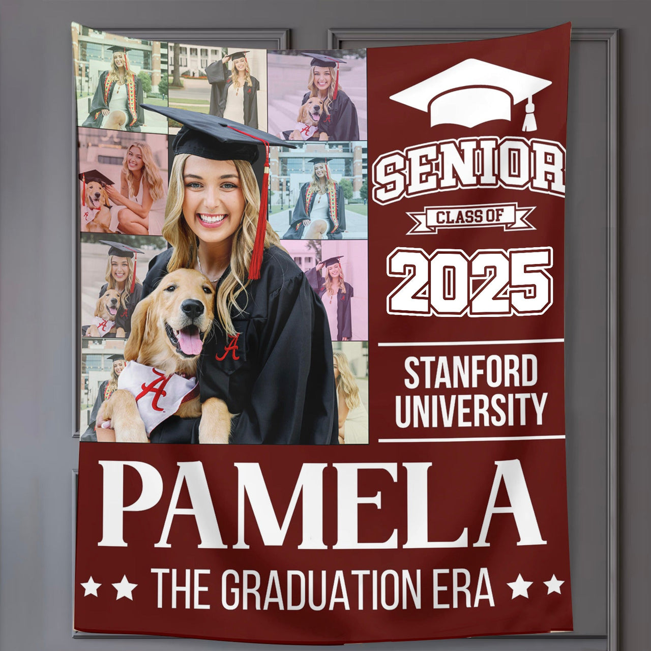 Custom The Graduation Era Class Of 2025 Backdrop, Graduation Party Decorations FC