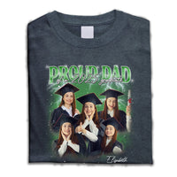 Thumbnail for Personalized T-shirt - Gift For Graduation - Retro 90s Proud Mom Of 2025 Graduates Keepsake Gift Merchize