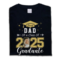 Thumbnail for Personalized Proud Family Of A 2025 Senior Photo T-shirt, Hoodie, Family Graduation Gift