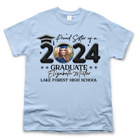 Thumbnail for Personalized T-shirt - Graduation Keepsake Gift - Balloon Style Proud Mom Dad Of A 2024 Graduate Photo Merchize