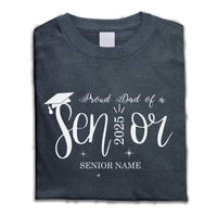 Thumbnail for Custom Proud Family Of A Senior 2025 Graduation Shirts, Graduation Gift Merchize