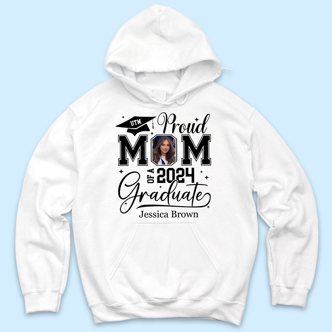 Graduation Photo Proud Mom Dad 2024 Shirts, Graduation Gift Merchize