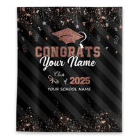 Thumbnail for Custom Congrats Class Of 2025 Graduation Backdrop, Graduation Party Decorations FC