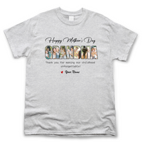 Thumbnail for Custom Happy Mother's Day Grandma Photo Collage Light Shirts, Gift For Mom/Grandma Merchize