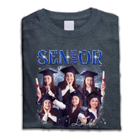 Thumbnail for Personalized T-shirt - Gift For Graduates - Retro 90s Senior 2025 Keepsake Gift Merchize