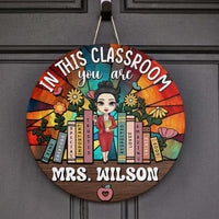 Thumbnail for Personalized In This Classroom Stained Glass Welcome  Sign - Back To School FC