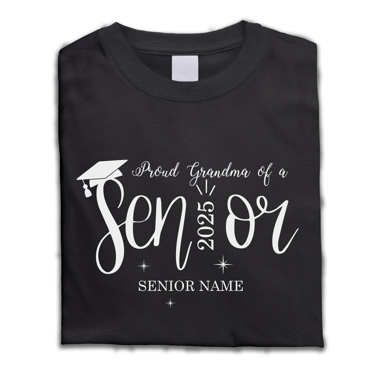 Custom Proud Family Of A Senior 2025 Graduation Shirts, Graduation Gift Merchize