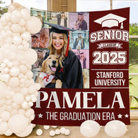 Thumbnail for Custom The Graduation Era Class Of 2025 Backdrop, Graduation Party Decorations FC