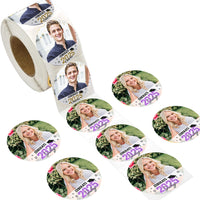 Thumbnail for Custom Photo Congrats Graduates 2025 Graduation Perforated Roll Stickers, Graduation Labels & Party Supply