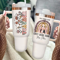 Thumbnail for Personalized Teach Them, Love Them, Watch Them Grow Teacher Squad 40oz Tumbler - Gift For Teacher FC