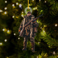 Thumbnail for Personalized Acrylic Ornament - Gift For Hunters - Hunting Man Photo AC