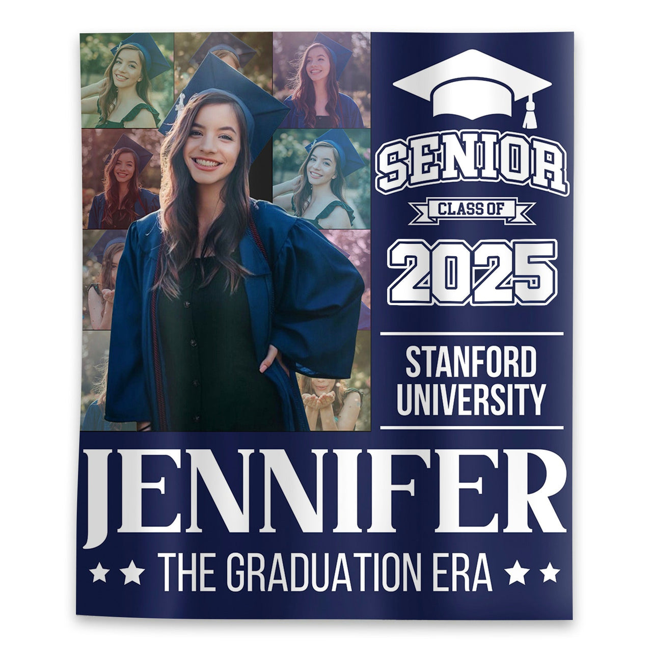 Custom The Graduation Era Class Of 2025 Backdrop, Graduation Party Decorations FC