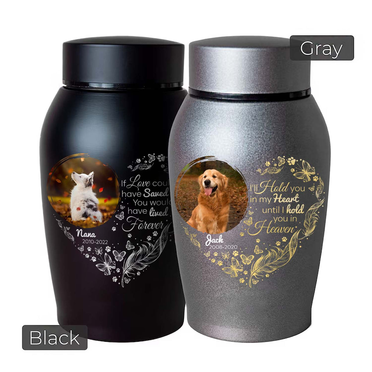 Personalized You Were My Favorite Hello And My Hardest Goodbye Pet Urn, Keepsake Gift For Dog Cat Lovers FC