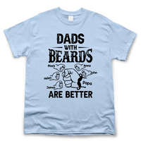 Thumbnail for Personalized T-shirt - Father's Day Gift - Dads With Beards Are Better Merchize