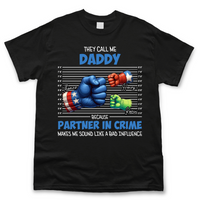 Thumbnail for Personalized T-shirt - Father's Day Gift - Partners In Crime Merchize