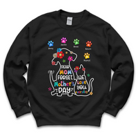 Thumbnail for Personalized Dog Cat Dear Mom Forget Mother's Day T-shirt, Gift For Pet Lovers Merchize