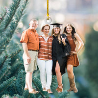 Thumbnail for Personalized Acrylic Ornament - Gift For Graduate - Family And Daughter Graduation Photo AC