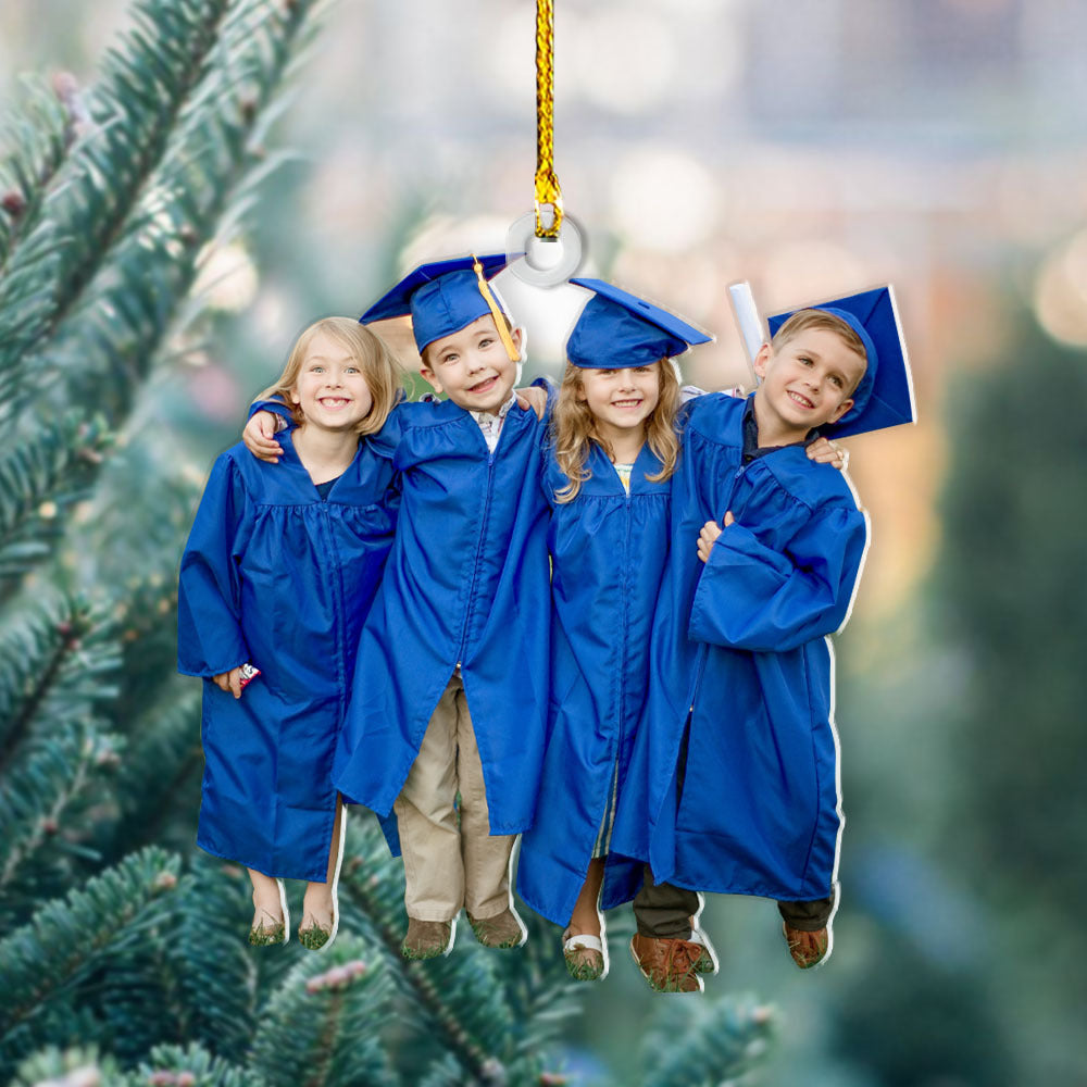 Personalized Acrylic Ornament - Gift For Graduate - Kid Graduate Photo AC
