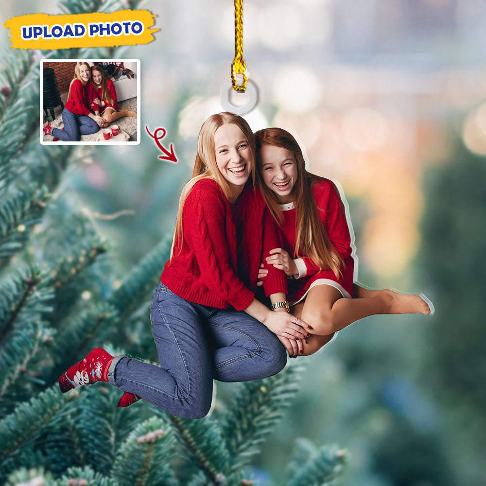 Personalized Acrylic Ornament - Christmas Gift For Bestie - Forever Friends Upload Photo AC