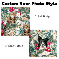 Thumbnail for Custom Hawaii In The Air Face Photo Women's Hawaiian Shirt, Gift For Pet Lover AI