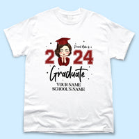 Thumbnail for Personalized Proud Of Girl Senior Class Of 2024 Graduation T-shirt, Grad Gift Merchize