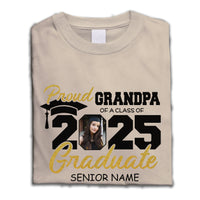 Thumbnail for Custom Proud Dad/Mom Of A 2025 Graduate Shirt, Graduation Gift