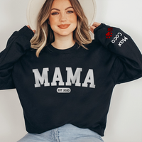 Thumbnail for Personalized Embroidered T-shirt - Mother's Day Gift - Embroidery Grandma, Mom And Kids FC