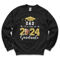 Thumbnail for Personalized Proud Family Of A 2024 Senior Photo T-shirt, Hoodie, Family Graduation Gift Merchize