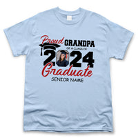 Thumbnail for Custom Proud Dad/Mom Of A 2024 Graduate Shirt, Graduation Gift Merchize