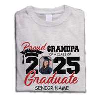 Thumbnail for Custom Proud Dad/Mom Of A 2025 Graduate Shirt, Graduation Gift