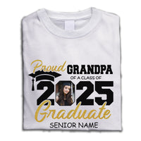 Thumbnail for Custom Proud Dad/Mom Of A 2025 Graduate Shirt, Graduation Gift