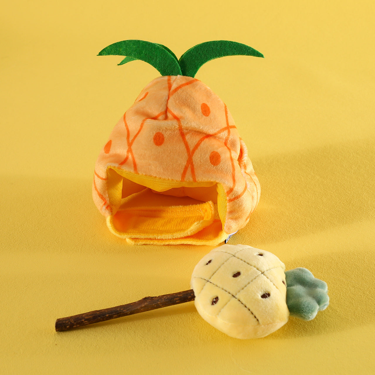 Fruit Hat & Molar Stick Set for Pets: Fun Photography Accessories, Cat Supplies JonxiFon