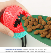 Thumbnail for Outdoor Molar Suction Cup Dog Toy with Drawstring Ball Leakage, Dog Toy JonxiFon