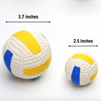 Thumbnail for Sound-Emitting Latex Rugby Tennis Ball: Engaging Pet Toy JonxiFon