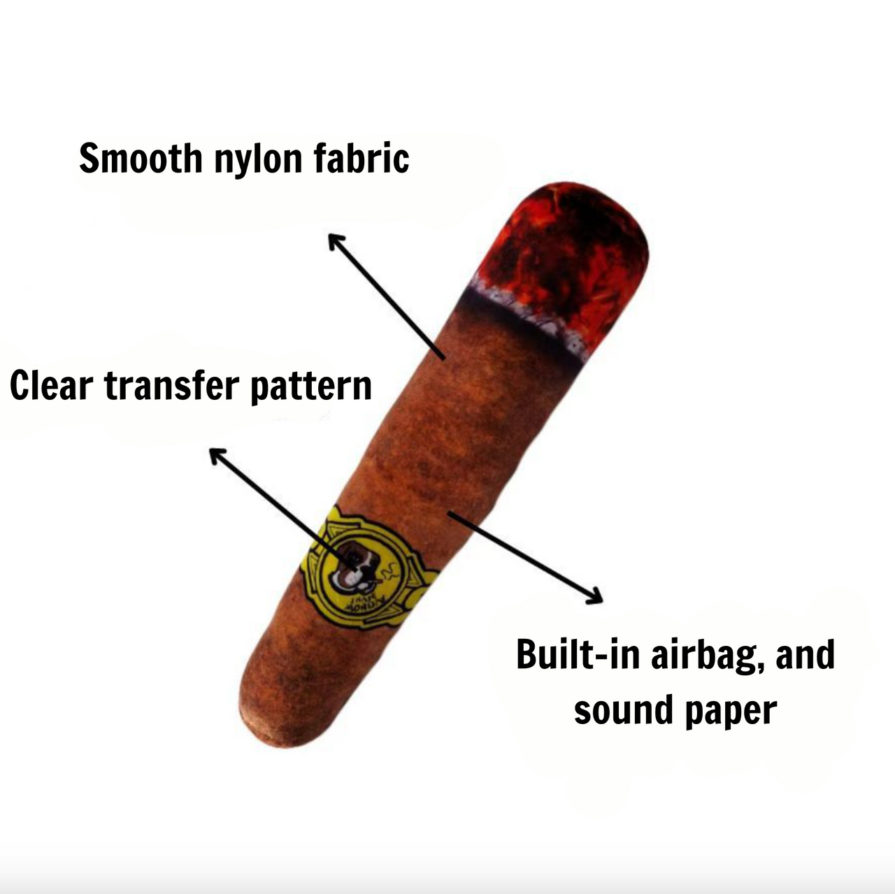 Interactive Cigar-shaped pet chewing toy for teasing dogs, Dog Toy JonxiFon
