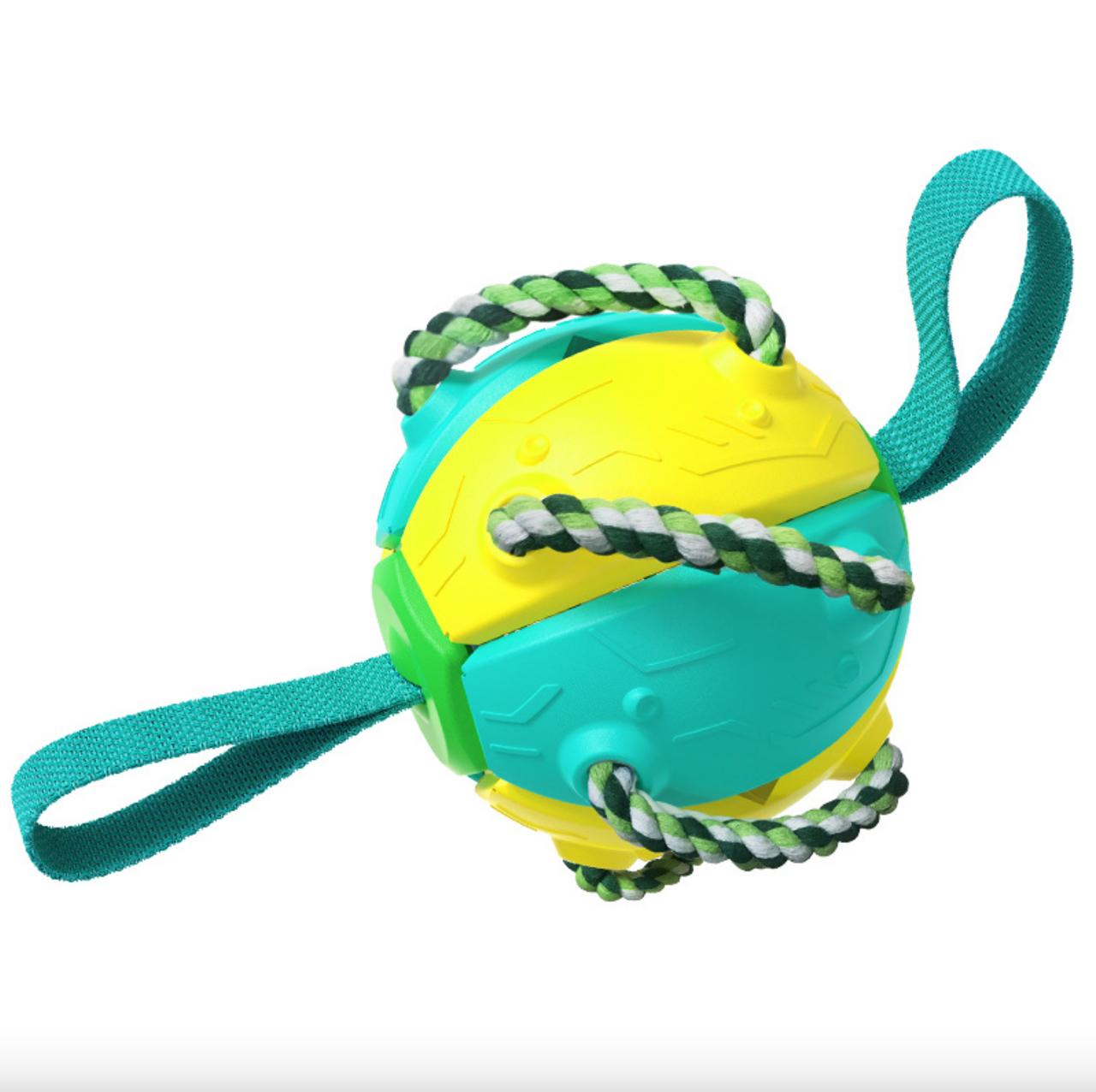 Outdoor Interactive Frisbee: A bite-resistant dog toy for soccer and play JonxiFon