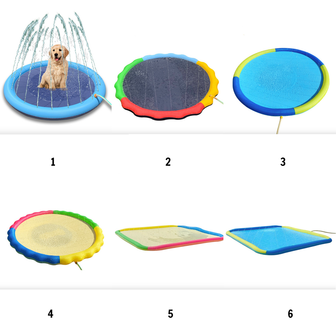 Cross-border Water Play Mat Dog Dog Toy: A game mat with water spray feature, providing interactive fun for your furry friend JonxiFon