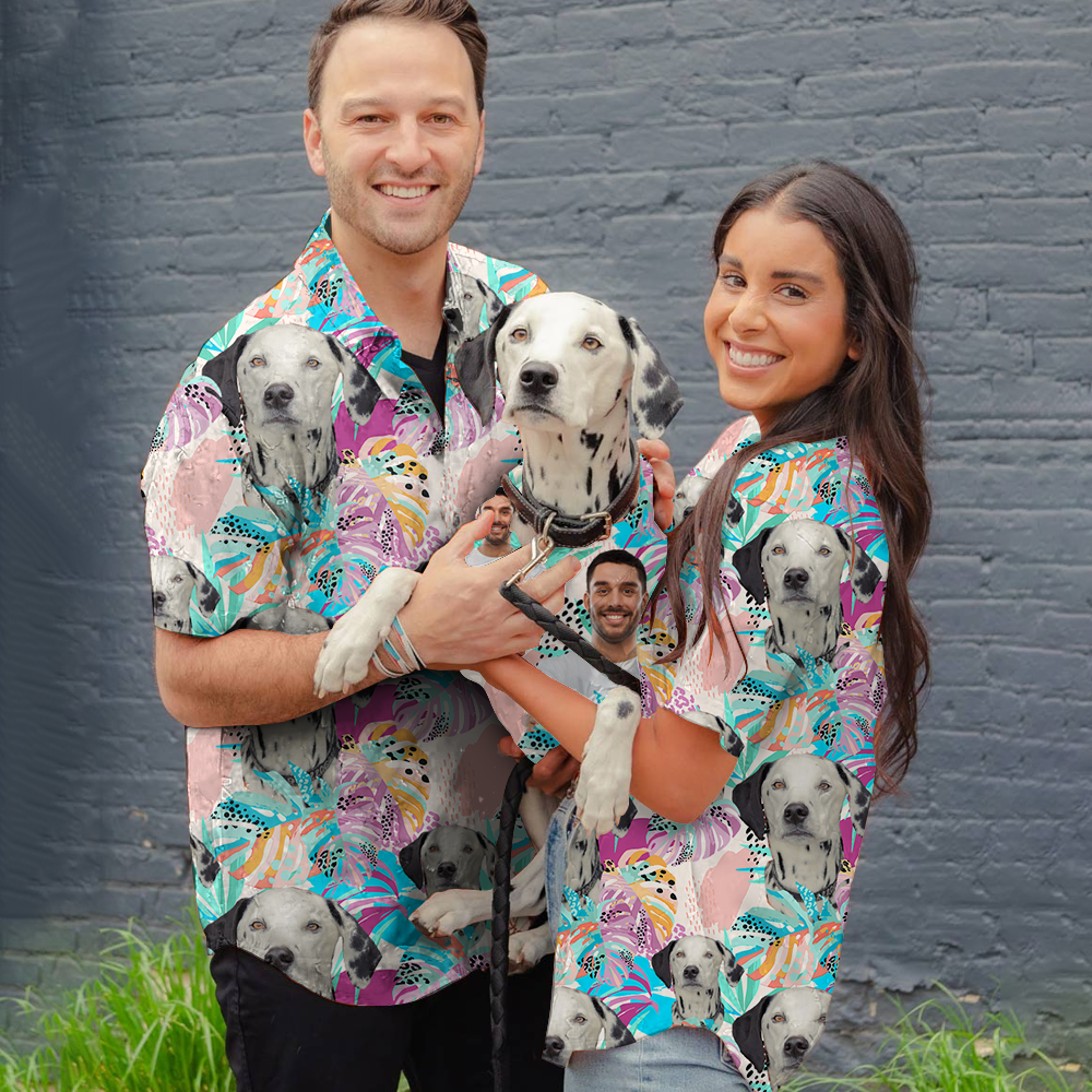 Custom Take Me To Hawaii Face Photo Set Hawaiian Shirt, Gift For Pet Lover AI