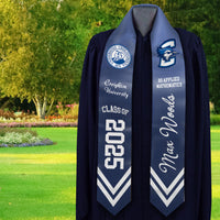 Thumbnail for Custom School Logo & Major Photo Class Of 2025 Graduation Stoles/Sash, Graduation Gift