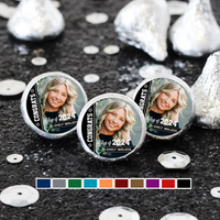 Thumbnail for Personalized Graduation Candy Stickers - Congrats Class Of 2024 Graduation Labels & Party Supply FC